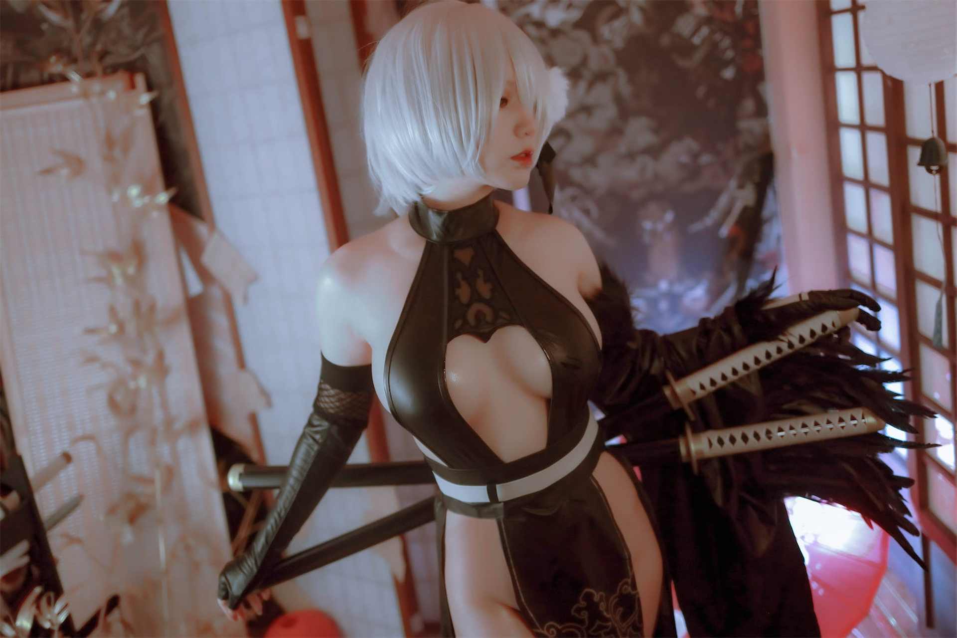 Nyako喵子2b同人旗袍